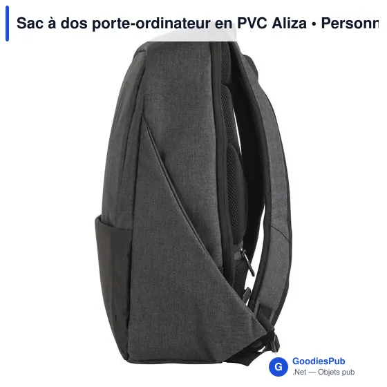 Sac à dos porte-ordinateur en PVC Aliza - Image 3
