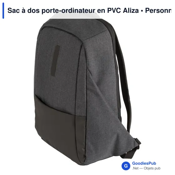 Sac à dos porte-ordinateur en PVC Aliza - Image 4