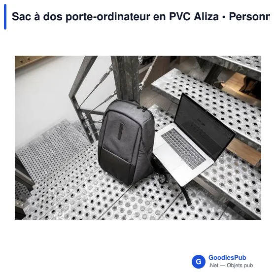 Sac à dos porte-ordinateur en PVC Aliza - Image 5