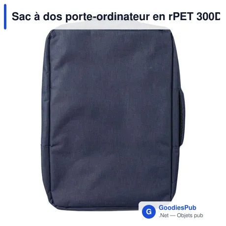 Sac à dos porte-ordinateur en rPET 300D Eulalia