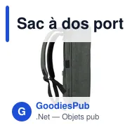Sac à dos porte-ordinateur en rPET 300D Eulalia - Miniature 9