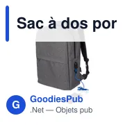 Sac à dos porte-ordinateur personnalisable avec logo - Henrik - Miniature 2