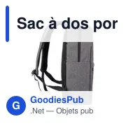 Sac à dos porte-ordinateur personnalisable avec logo - Henrik - Miniature 3