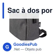 Sac à dos porte-ordinateur personnalisable avec logo - Henrik - Miniature 6
