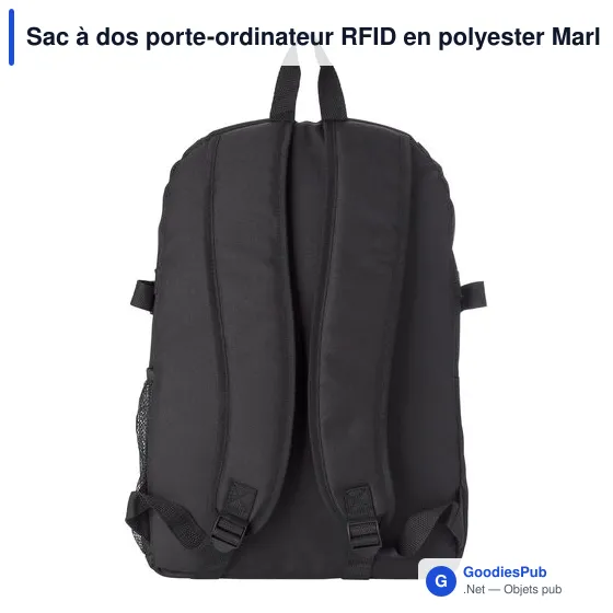 Sac à dos porte-ordinateur personnalisable Marley avec logo - Image 3