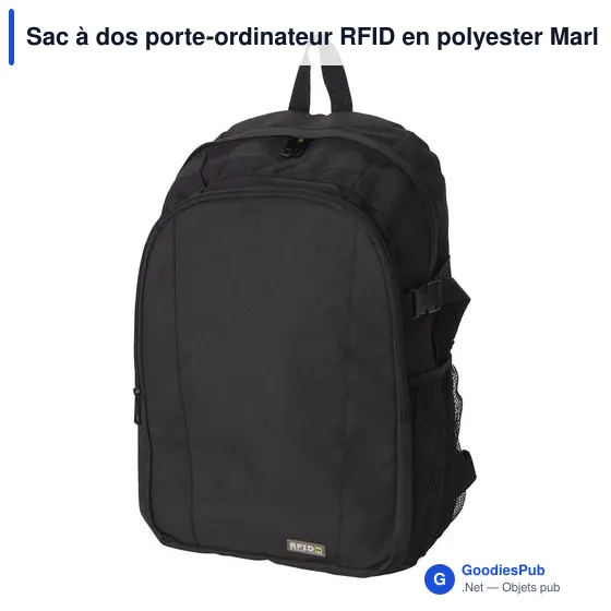 Sac à dos porte-ordinateur personnalisable Marley avec logo - Image 4