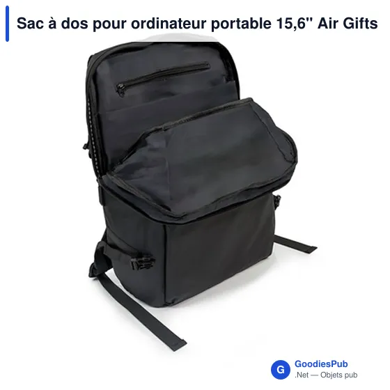 Sac à dos personnalisable pour ordinateur portable 15,6" avec logo | Chaundrise - Image 7