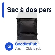 Sac à dos personnalisable pour ordinateur portable 15,6" avec logo | Chaundrise - Miniature 9