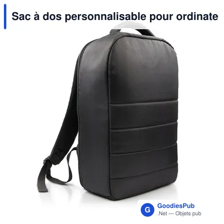 Sac à dos personnalisable pour ordinateur portable 15,6" avec logo - Maritza