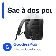 Sac à dos personnalisable pour ordinateur portable 15,6" avec logo - Maritza - Miniature 3