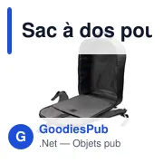 Sac à dos personnalisable pour ordinateur portable 15,6" avec logo - Maritza - Miniature 4