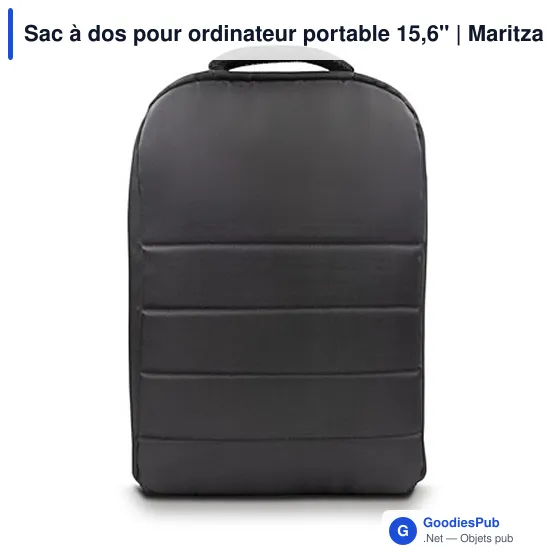 Sac à dos personnalisable pour ordinateur portable 15,6" avec logo - Maritza - Image 6