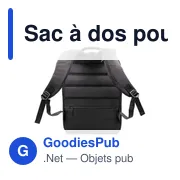 Sac à dos personnalisable pour ordinateur portable 15,6" avec logo - Maritza - Miniature 8