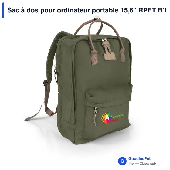 Sac à dos personnalisable pour ordinateur portable 15,6" avec logo - Finlay - Image 11