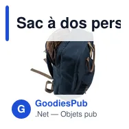 Sac à dos personnalisable pour ordinateur portable 15,6" avec logo - Finlay - Miniature 3