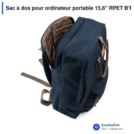 Sac à dos personnalisable pour ordinateur portable 15,6" avec logo - Finlay - Image 3