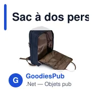 Sac à dos personnalisable pour ordinateur portable 15,6" avec logo - Finlay - Miniature 4