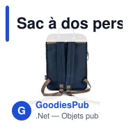 Sac à dos personnalisable pour ordinateur portable 15,6" avec logo - Finlay - Miniature 6