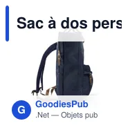 Sac à dos personnalisable pour ordinateur portable 15,6" avec logo - Finlay - Miniature 7