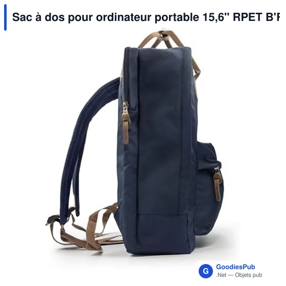Sac à dos personnalisable pour ordinateur portable 15,6" avec logo - Finlay - Image 7