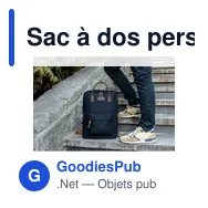 Sac à dos personnalisable pour ordinateur portable 15,6" avec logo - Finlay - Miniature 10