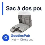 Sac à dos personnalisable pour ordinateur portable 15,6" avec logo - B'RIGHT | Henry - Miniature 4