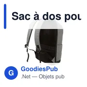 Sac à dos personnalisable pour ordinateur portable 15,6" avec logo - B'RIGHT | Henry - Miniature 6