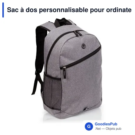 Sac à dos personnalisable pour ordinateur portable 15,6" avec logo - Shirley