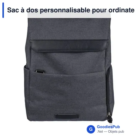 Sac à dos personnalisable pour ordinateur portable 15'' avec logo