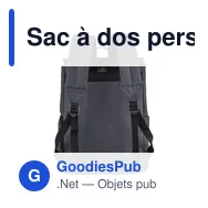Sac à dos personnalisable pour ordinateur portable 15'' avec logo - Miniature 4