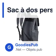 Sac à dos personnalisable pour ordinateur portable 15'' avec logo - Miniature 9
