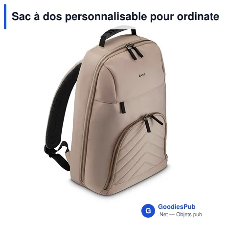 Sac à dos personnalisable pour ordinateur portable 16,2" - Hama Lightweightavec logo