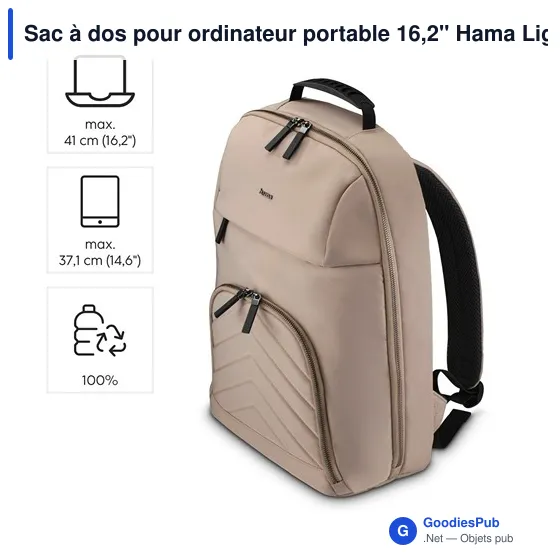 Sac à dos pour ordinateur portable 16,2" Hama Lightweight Premium - Image 5
