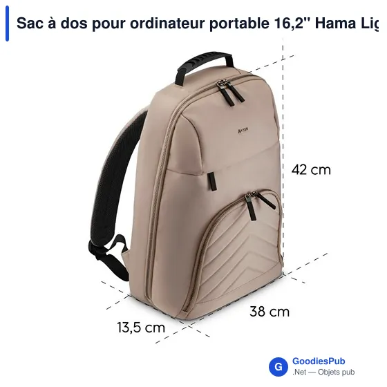 Sac à dos pour ordinateur portable 16,2" Hama Lightweight Premium - Image 6