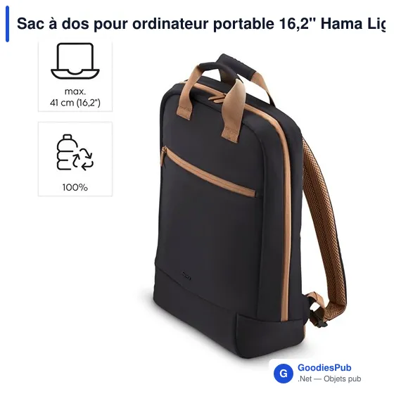 Sac à dos pour ordinateur portable 16,2" Hama Lightweight - Image 19