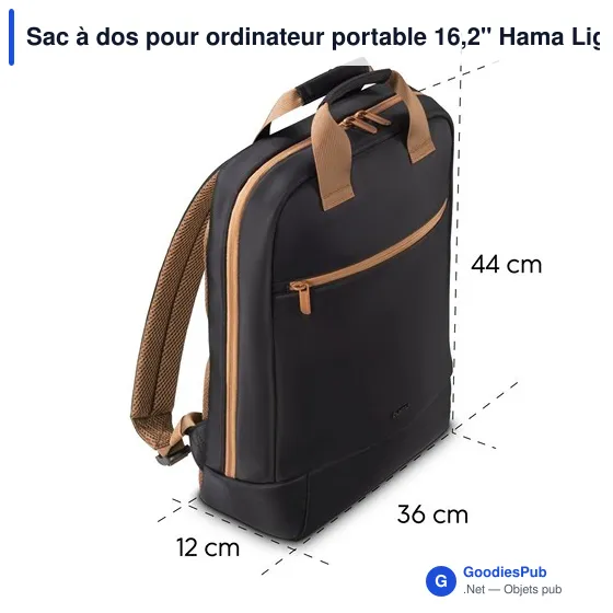 Sac à dos pour ordinateur portable 16,2" Hama Lightweight - Image 20