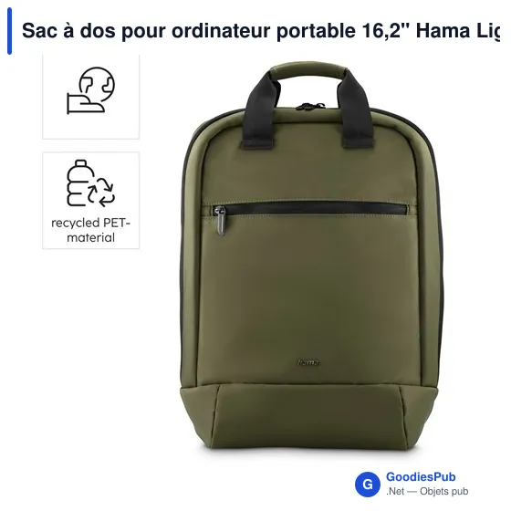 Sac à dos pour ordinateur portable 16,2" Hama Lightweight - Image 7