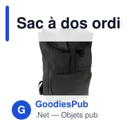 Sac à dos ordinateur personnalisable en R-PET 20 L avec logo - Liam - Miniature 2