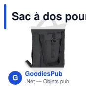 Sac à dos pour ordinateur portable personnalisable avec logo - Navi - Miniature 2