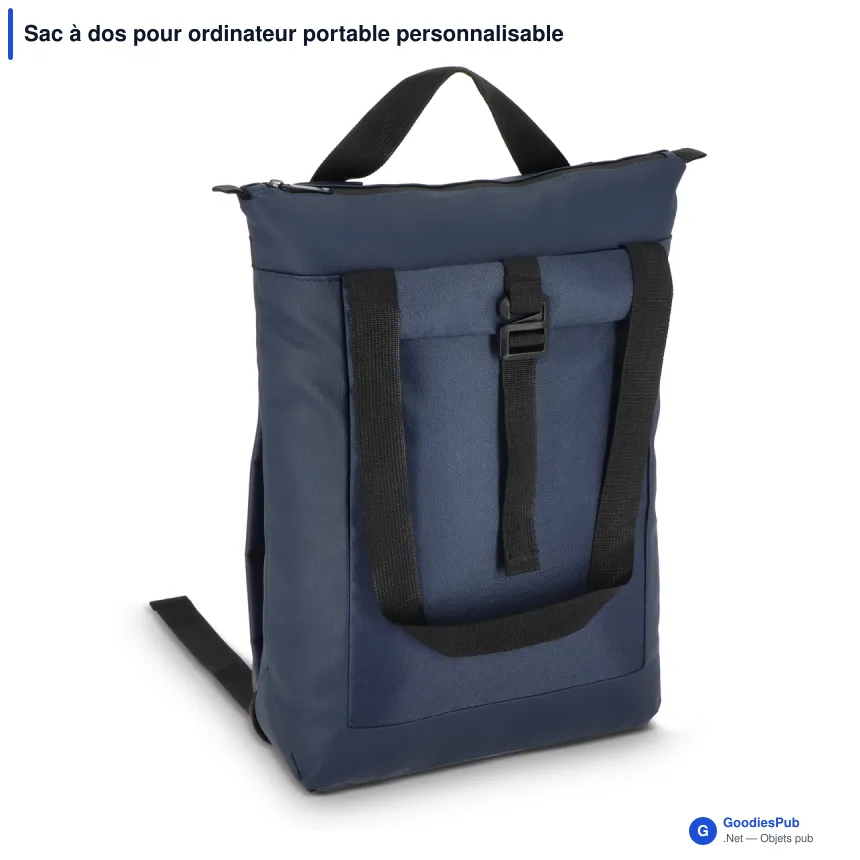 Sac à dos pour ordinateur portable personnalisable avec logo - Navi - Image 3