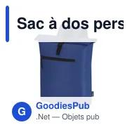 Sac à dos personnalisable Pular avec logo - polyester recyclé - Miniature 11