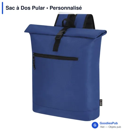 Sac à dos personnalisable Pular avec logo - polyester recyclé - Image 11