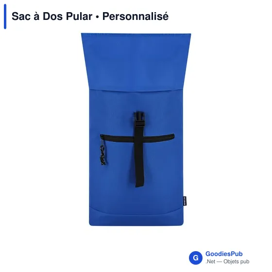 Sac à dos personnalisable Pular avec logo - polyester recyclé - Image 3