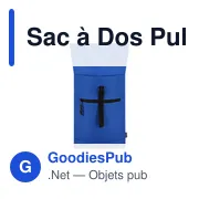 Sac à dos personnalisable Pular avec logo - polyester recyclé - Miniature 8