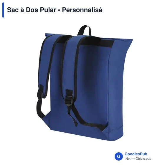 Sac à dos personnalisable Pular avec logo - polyester recyclé - Image 9