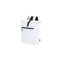 Variante blanc - Sac à dos personnalisable Pular avec logo - polyester recyclé
