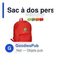 Sac à dos personnalisable en R-PET 600D 20 L avec logo - Neuf coloris - Miniature 1
