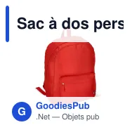 Sac à dos personnalisable en R-PET 600D 20 L avec logo - Neuf coloris - Miniature 4