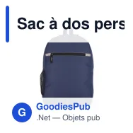 Sac à dos personnalisable en R-PET 600D 18 L avec logo - Nevada - Miniature 2