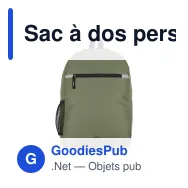 Sac à dos personnalisable en R-PET 600D 18 L avec logo - Nevada - Miniature 3